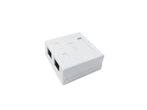 Розетка компьютерная 8P8C (RJ-45) кат.5E UTP 2 порта TOKOV ELECTRIC TKE-SMB-8P8C-2P-UTP Розетка компьютерная 8P8C (RJ-45) кат.5E UTP 2 порта TOKOV ELECTRIC TKE-SMB-8P8C-2P-UTP