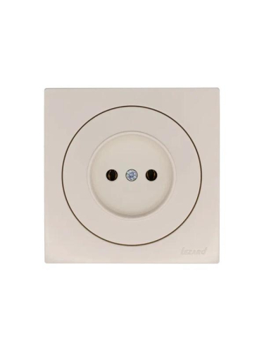 Розетка 1-м СП OSEN без заземл. ПБТ механизм сл. кость LEZARD 743-9088-121B фото 3