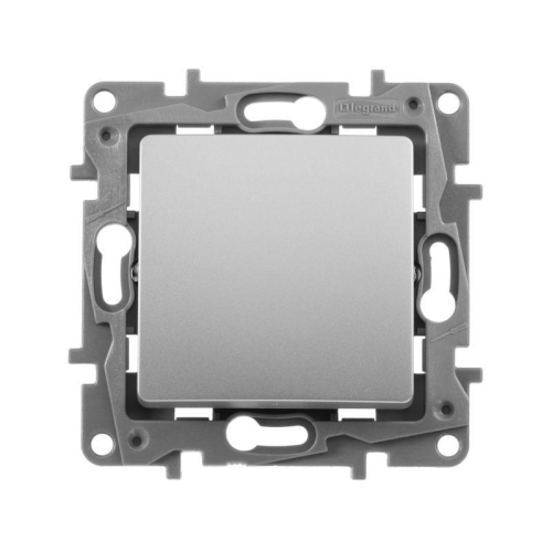 Переключатель перекрестный 1-кл. СП Etika 10А IP20 250В 10AX винтов. клеммы механизм алюм. IEK 672409 фото 2