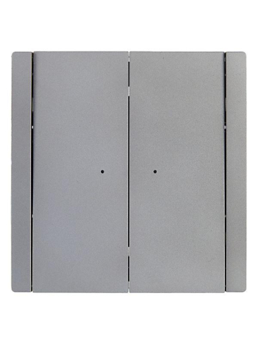 Выключатель 2-кл. СП FORTE&PIANO 10А FP506 с индикацией сталь IEK FP-V20-1-10-1-K46 фото 2