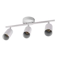 Светильник PCL-0403 3xGU10 IP20 230В WH настен./потолочн. декор. под лампу JazzWay 5066663