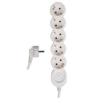 Удлинитель EX-05GS-500 (5х5) заземл. выкл. JazzWay 5065208