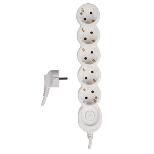 Удлинитель EX-05GS-500 (5х5) заземл. выкл. JazzWay 5065208 Удлинитель EX-05GS-500 (5х5) заземл. выкл. JazzWay 5065208