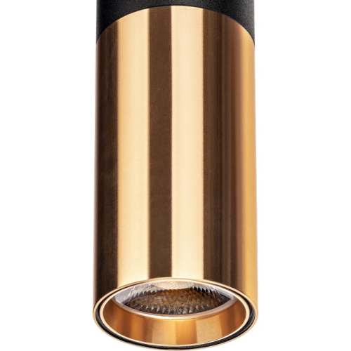 Светильник трековый подвес светодиодный ARTLINE 40х40х300мм 12Вт 960Лм 4000К 230В алюм. 6.4кв.м черн./зол. Ritter 59711 1 фото 17