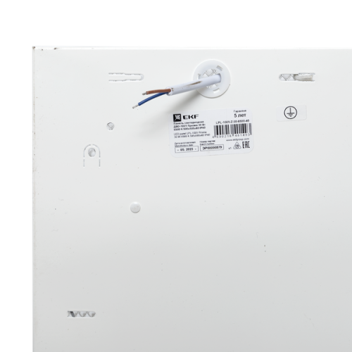 Светильник светодиодный ДВО-1001 30Вт 4000К IP40 595х595х40 призма панель EKF LPL-1001-Z-30-4000-40 фото 5