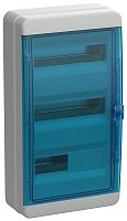 Корпус КМПн-36 TEKFOR IP65 син. прозр. дверь пластик. IEK TF5-KP72-N-36-65-K03-K07