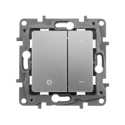 Механизм светорегулятора нажимного СП Etika 400Вт алюм. IEK 672418 фото 3 Механизм светорегулятора нажимного СП Etika 400Вт алюм. IEK 672418 фото 3