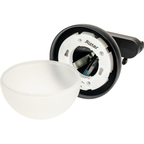 Светильник трековый ARTLINE поворотный шар 100х100х75мм GX53 230В пластик 4кв.м черн. Ritter 59926 9 фото 10