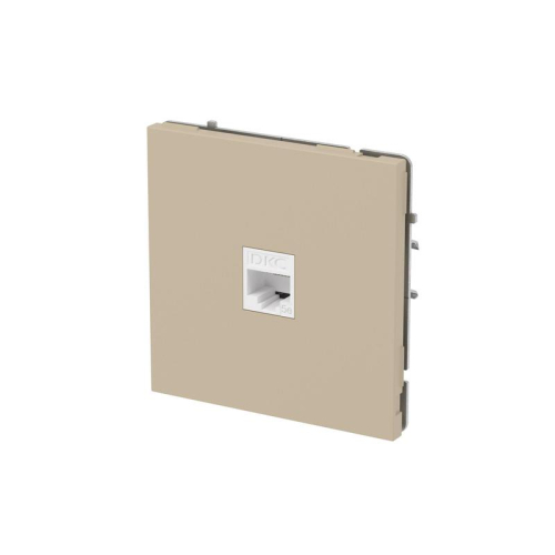 Розетка компьютерная 1-м KANT RJ45 кат.5E без шторки ванильн. марципан DKC 7015663 фото 2 Розетка компьютерная 1-м KANT RJ45 кат.5E без шторки ванильн. марципан DKC 7015663 фото 2