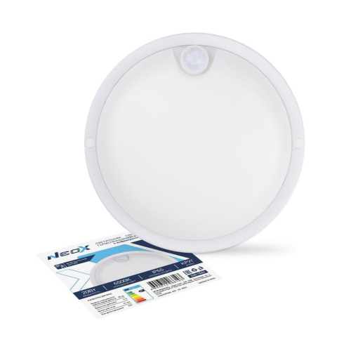 Светильник светодиодный СПП ИД-2065-КРУГ 20Вт 6500К IP65 1800лм 155мм герметичный с инфракрасным датчиком NEOX 4690612066103