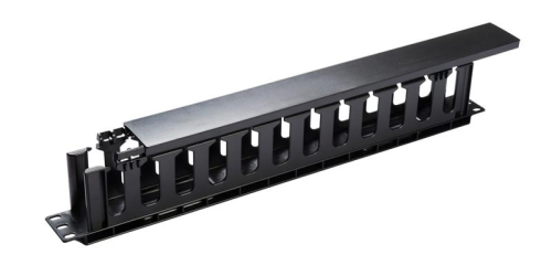 Органайзер кабельный 19дюйм 1U с крышкой TOKOV ELECTRIC TKE-CM-1U-PC фото 2