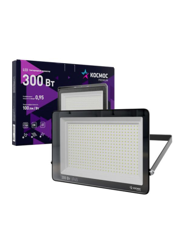 Прожектор светодиодный PREMIUM 300Вт 6500К 30000лм IP65 КОСМОС KOS_PR_LED_300 фото 3
