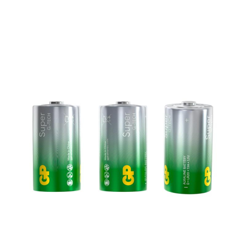 Элемент питания алкалиновый D/LR20 1.5В Super Alkaline G-Tech 13AA21-2CRSBC2 20/160 (блист.2шт) GP 1225 фото 5 Элемент питания алкалиновый D/LR20 1.5В Super Alkaline G-Tech 13AA21-2CRSBC2 20/160 (блист.2шт) GP 1225 фото 5