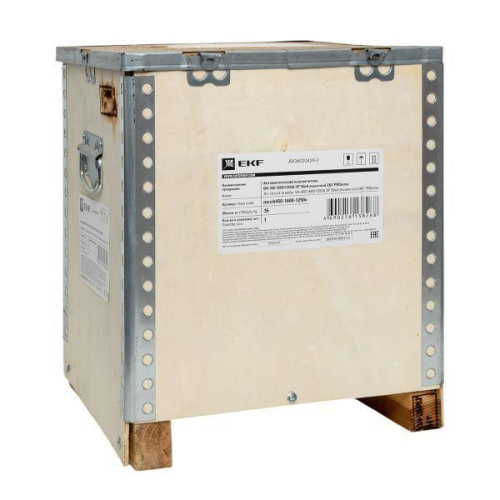 Выключатель автоматический 3п 1600/1250А 55кА ВА-450 выкатн. EKF mccb450-1600-1250v фото 4