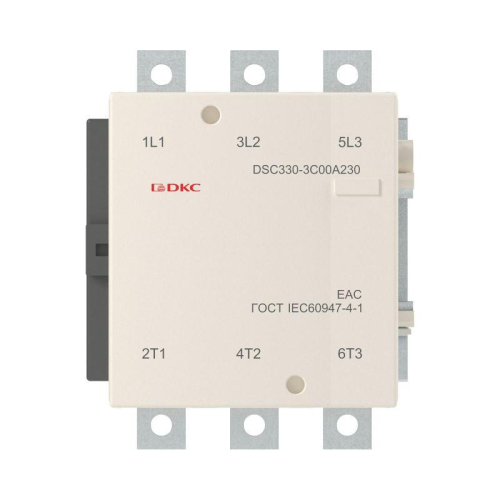 Контактор магнитный DSC330-3C00A230 330А 160кВт (AC3) 220В AC YON DSC330-3C00A230 фото 3