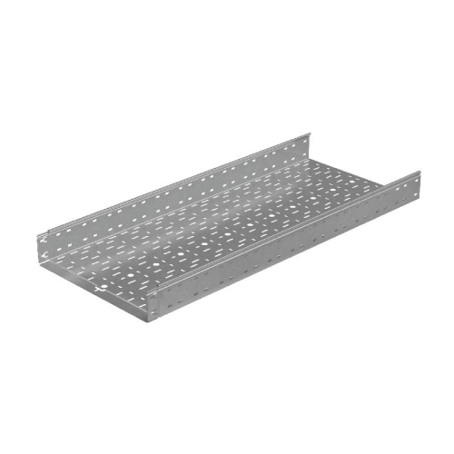 Лоток листовой перфорированный 500х100 L6000 сталь 1.5мм "Быстрый монтаж ПЛЮС" LPplus100-500-1.5-6000 КМ PL12151