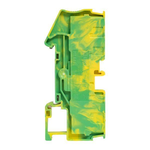 Колодка клеммная пружинная 4 Push-in 4 вывода земля EKF PIT-4-4-pe фото 5