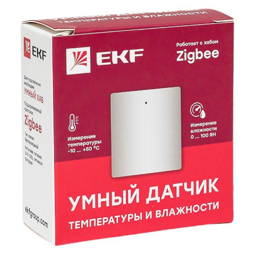 Датчик температуры и влажности умный Zigbee Connect EKF is-th-nd-zb фото 10