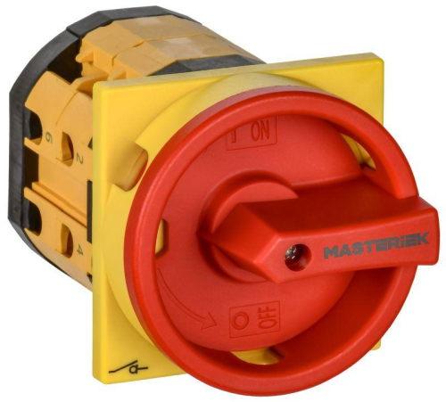 Переключатель кулачковый 16А (сх. 91) закрытая рукоятка авар. IEK MI-CS12-016-091 Переключатель кулачковый 16А (сх. 91) закрытая рукоятка авар. IEK MI-CS12-016-091