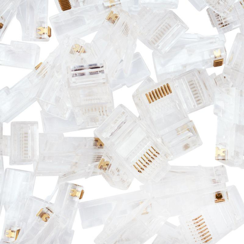 Джек компьютерный RJ45 (8P8C) кат.5E (уп.100шт) PROCONNECT 05-1021-6 фото 6