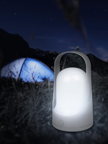 Фонарь светодиодный аккумуляторный кемпинговый Accu5-L60-gy 60SMDх0.5Вт 220/350/650лм 8000-9000К IP20 (Li-ion аккумулятор 3.7В 18650 3600мА.ч) диммер сер. JazzWay 5058323 фото 9