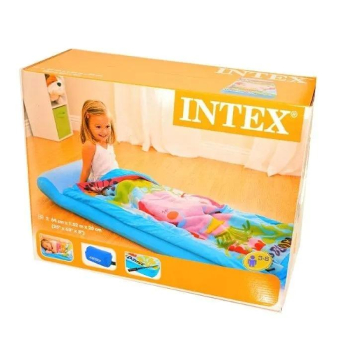 Матрас со спальным мешком Hula Elly 64х152х20 насос (66802) INTEX 78257668021 фото 3