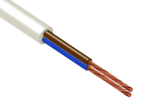 Провод TOKOV ELECTRIC ПВС 2х0.75 380В Б (уп.10м) 1945424