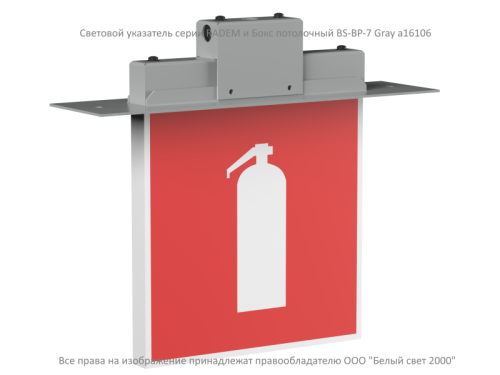 Указатель световой BS-RADEM-71-S1-INEXI2 Gray автономный Белый свет a15532 фото 3