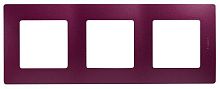 Рамка 3-м Etika сливовый IEK 672563
