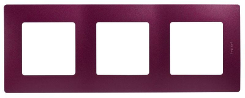 Рамка 3-м Etika сливовый IEK 672563 Рамка 3-м Etika сливовый IEK 672563