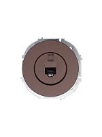 Розетка компьютерная СП OSEN RJ45 кат.6 механизм шоколад LEZARD 743-7388-140
