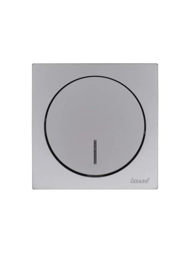 Выключатель 1-кл. СП OSEN 10А IP20 с подсветкой механизм сер. матов. LEZARD 743-7488-111 фото 3