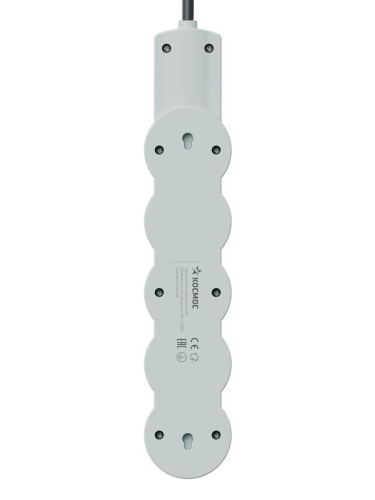 Удлинитель 3х5м с заземл. 10А IP20 USB 2500Вт 220В ПВС 3х1 с выкл. черн. КОСМОС YKsm5m4g-Z-VU10А-B фото 7