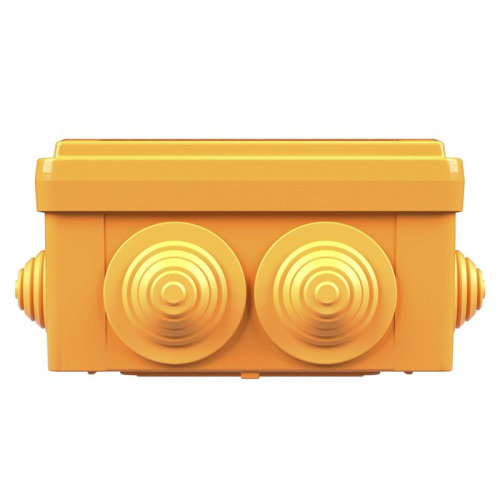 Коробка ответвительная FS 100х100х50мм IP55 5п 450В 20А 10кв.мм с кабельными вводами и клеммниками пластик. DKC FSB11510 фото 5