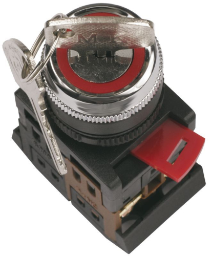 Переключатель АKS-22 с ключом на 2 полож. I-O 1НО+1НЗ GENERICA BSW10-AKS-2-K02 Переключатель АKS-22 с ключом на 2 полож. I-O 1НО+1НЗ GENERICA BSW10-AKS-2-K02