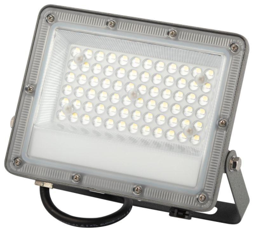 Прожектор светодиодный PRO LPR-063-0-65K-050 50Вт 6500К IP65 5000лм Г 90град. сер. Эра Б0067705