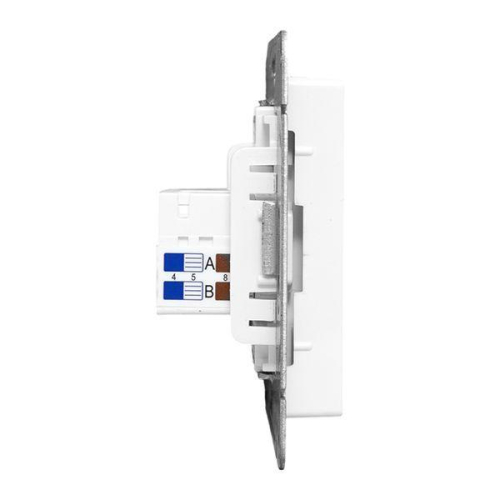 Розетка СП Эпика HDMI + RJ45 кат.5 механизм бел. EKF UP1-SOW-HDMI+RJ45 фото 8