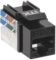 Модуль Keystone Jack кат.5E UTP 110 IDC 90град. черн. ITK CS1-1C5EU-11-09