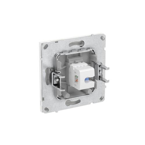 Розетка компьютерная 1-м KANT RJ45 кат.5E без шторки бел. песок DKC 7010663 фото 6 Розетка компьютерная 1-м KANT RJ45 кат.5E без шторки бел. песок DKC 7010663 фото 6