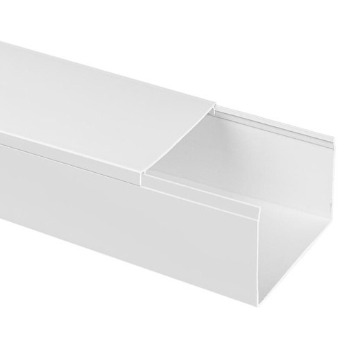 Кабель-канал 100х60 L2000 пластик бел. TOKOV ELECTRIC TKE-KK-100-60-2000-WH фото 2