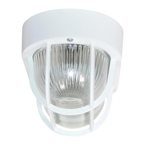 Светильник НБО 23-60-006 "Фарпласт" овал 1х60Вт E27 IP44 корпус с решеткой бел. Элетех 1005500613 фото 4