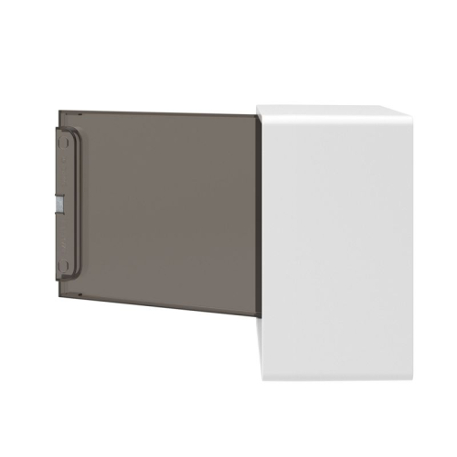 Щиток настенный Фрейм (FRAME) 8 мод. с тонированной дверцей с 2 шинами PEN на 6 и 8 отверст. бел. DKC F08W1WD фото 4