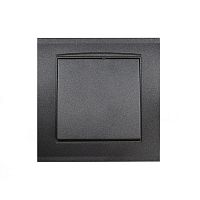Выключатель 1-кл. СП Бриллиант 10А IP20 в сборе графит Universal 7947366-Gr