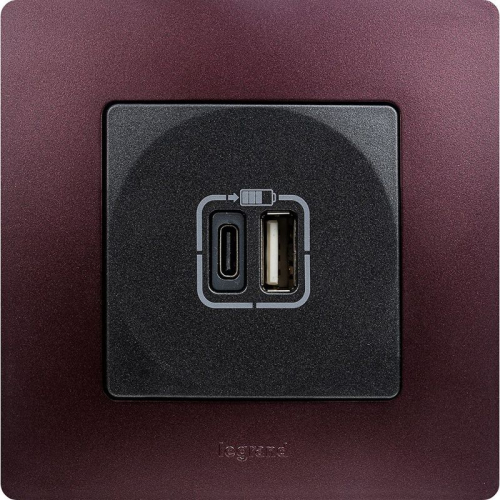 Рамка 1-м СП Etika IP20 сливовый IEK 672561 фото 2