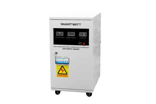 Стабилизатор напряжения SMARTWATT AVR SERVO 30000SF SmartWatt 4512020300005 Стабилизатор напряжения SMARTWATT AVR SERVO 30000SF SmartWatt 4512020300005
