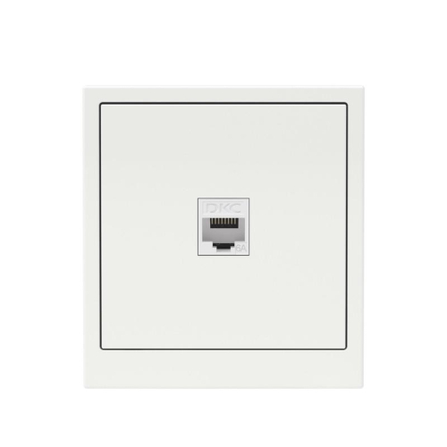 Розетка компьютерная 1-м KANT RJ45 кат.6A без шторки бел. магнолия DKC 7000673 фото 5 Розетка компьютерная 1-м KANT RJ45 кат.6A без шторки бел. магнолия DKC 7000673 фото 5