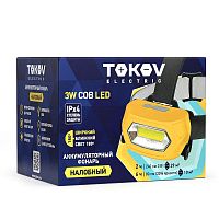 Фонарь налобный аккумуляторный COB LED TOKOV ELECTRIC TKE-NF-A-06