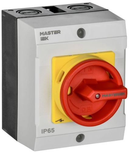 Переключатель кулачковый 10А (сх. 54)в боксе закрытая рукоятка авар. IEK MI-CS22-010-054 Переключатель кулачковый 10А (сх. 54)в боксе закрытая рукоятка авар. IEK MI-CS22-010-054