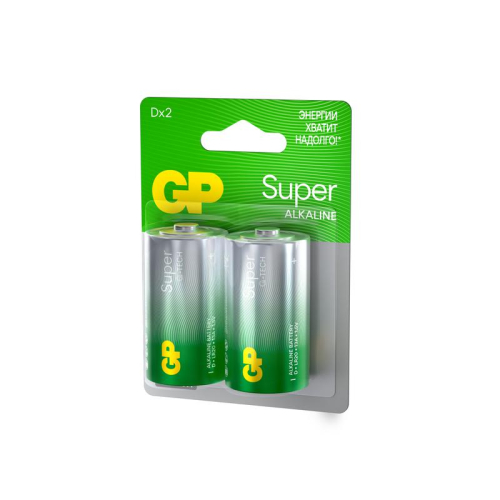 Элемент питания алкалиновый D/LR20 1.5В Super Alkaline G-Tech 13AA21-2CRSBC2 20/160 (блист.2шт) GP 1225 фото 3 Элемент питания алкалиновый D/LR20 1.5В Super Alkaline G-Tech 13AA21-2CRSBC2 20/160 (блист.2шт) GP 1225 фото 3