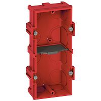 Коробка монтажная 2-м Batibox Г=40мм вертикал./горизонт. для кирп. стен Leg 080142